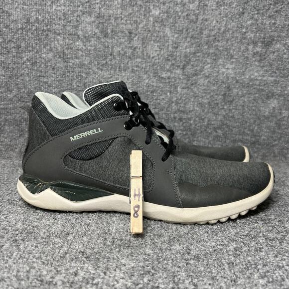 Merrell Shoes Womens Size 9 Gray Mid Top Lace Up Casual Walking Comfort J01954 - Picture 9 of 9